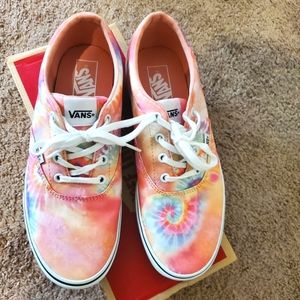 VANS WOMEN SNEAKERS TIED DYE SIZE 10 LIKE NEW